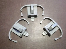 3 pcs 1984-1987 Grand National rear window back glass lower moulding clips NORS