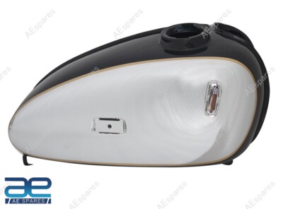 NSU Spezialmax Supermax & Superlux Kraftstofftank Schwarz Chrom Neu