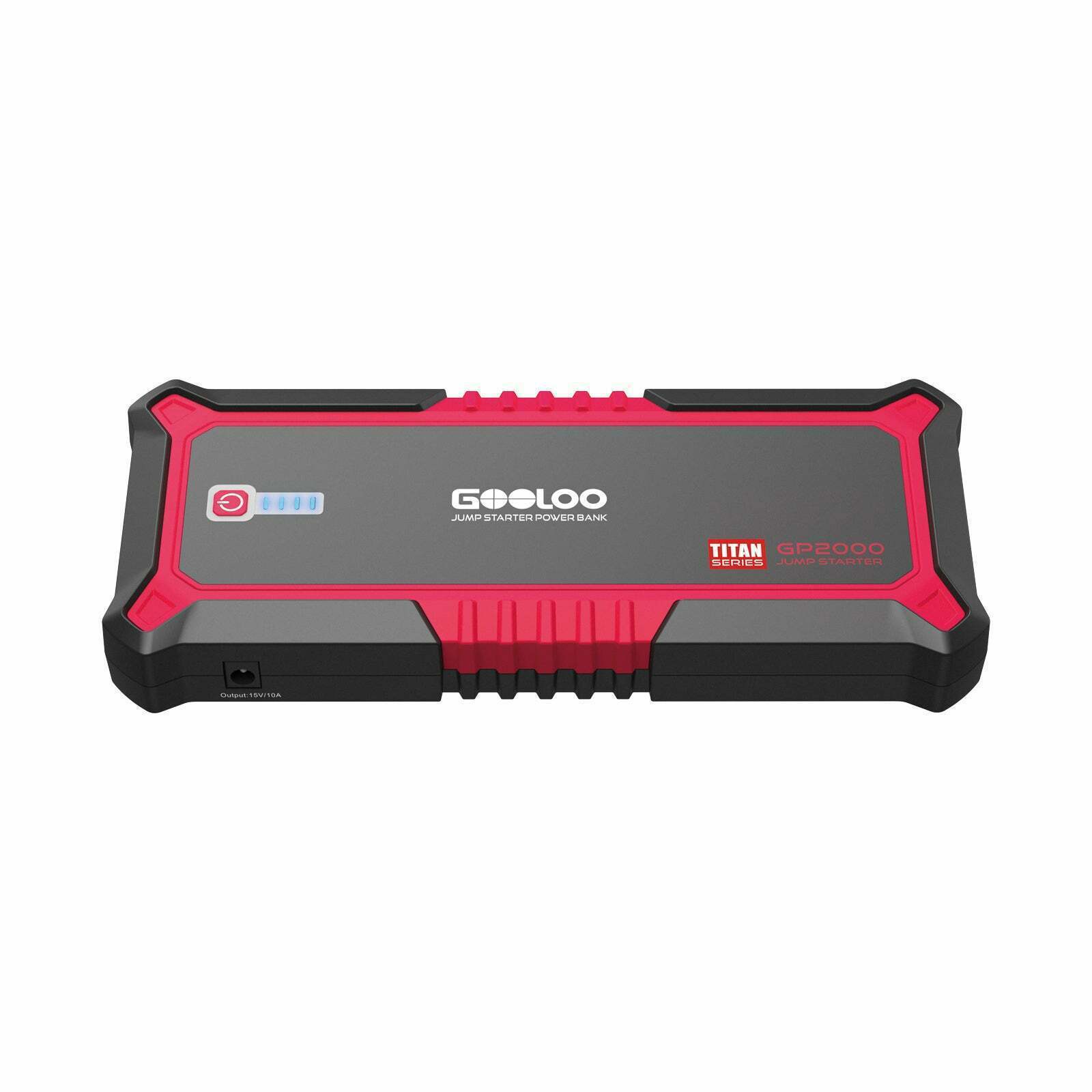 GOOLOO 2000A Car Battery Jump Starter with Built-in LED Jumper Cables Jump Pack 