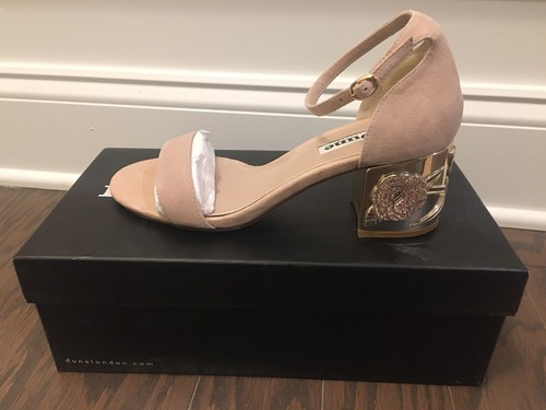 Dune London Rose Embelisbed Block Heel 