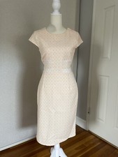 LEFANCY Peach Sheath Dress Size S