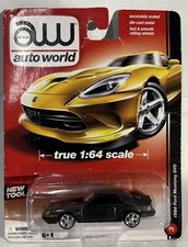 Auto World AW 84 1984 Ford Mustang SVO Detailed Collectible Die Cast Car Mt Char