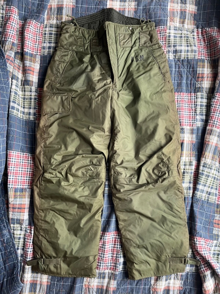 Vintage Military USN Navy Deck Pants New Old Stock Men's Sz Medium