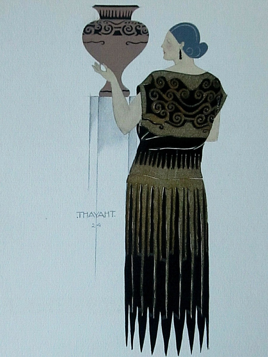 Thayaht WOVEN DRESS MADELEINE VIONNET Original Edition