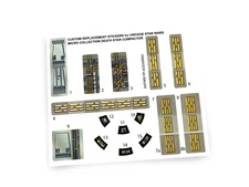 Custom Star Wars Vintage Kenner Micro Collection Death Star Compactor stickers
