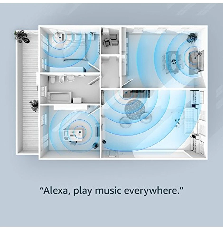 🔥 Amazon Echo 2nd Gen Alexa Smart Speaker, Sandstone, US Version | Certified WR - Image 2 of 4