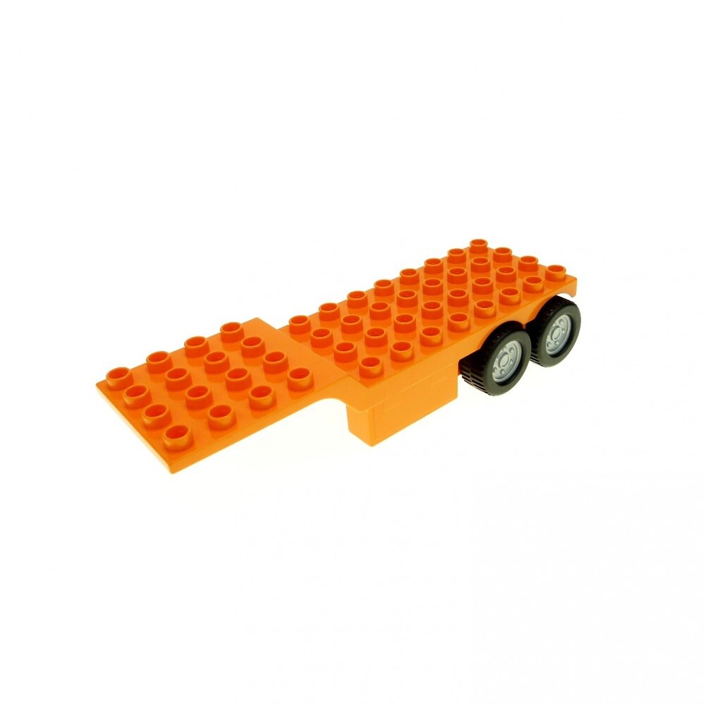 1X Lego Duplo Truck Trailer 4X12 Orange Construction 4505259 BB0793C01PB01