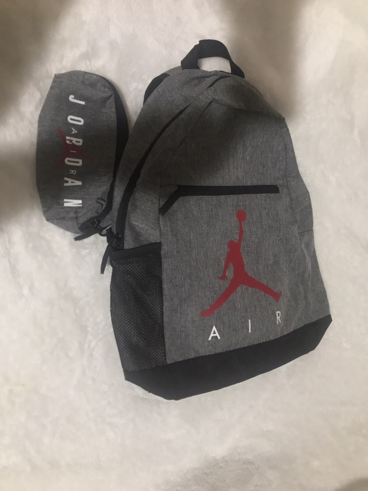 Nike Unisex Jordan AIR 2 pc Set School Backpack Kids Boys 9A0503-GEH Large