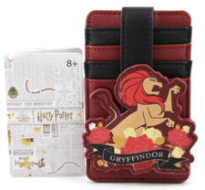 Loungefly Harry Potter Gryffindor Floral Cardholder Tattoo Faux Leather New 2024