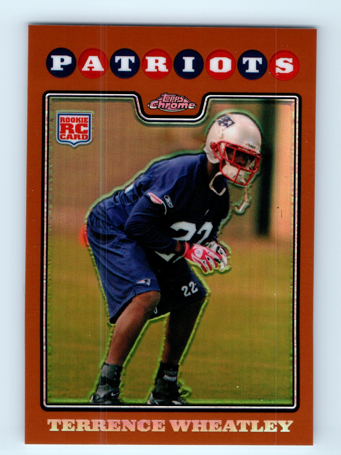 Terrence Wheatley Topps Chrome #TC240 Copper Refractor