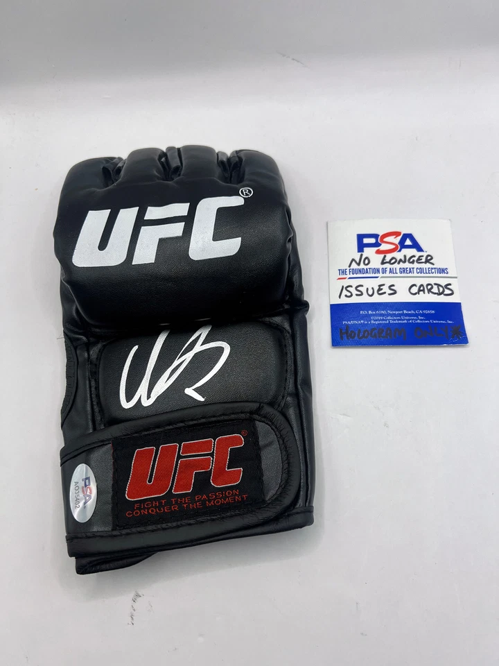 Guante de Lucha WANDERLEI SILVA Campeón UFC Luchador FIRMADO Autógrafo MMA Certificado de Autenticidad PSA Foto 2 de 3