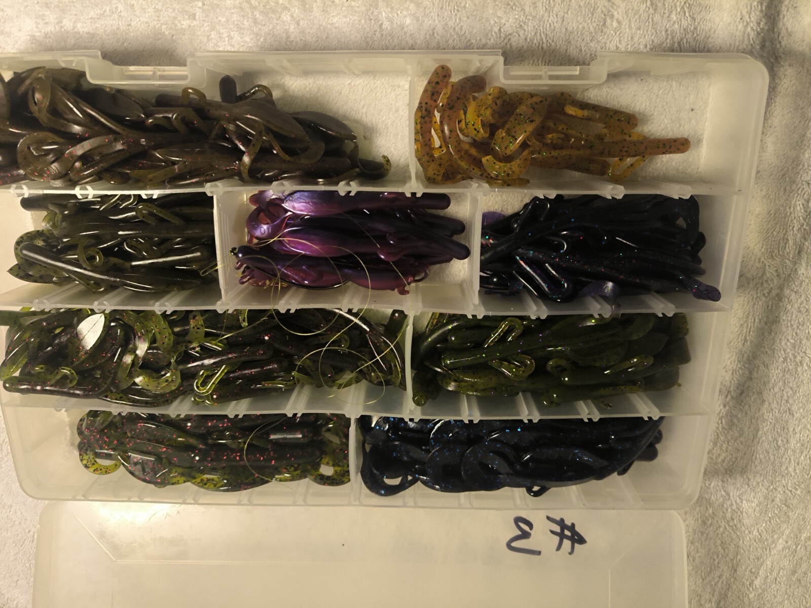 Bass FISHING TACKLE LOT P All Kinds Of Rubber Lures New Fresh | eBay