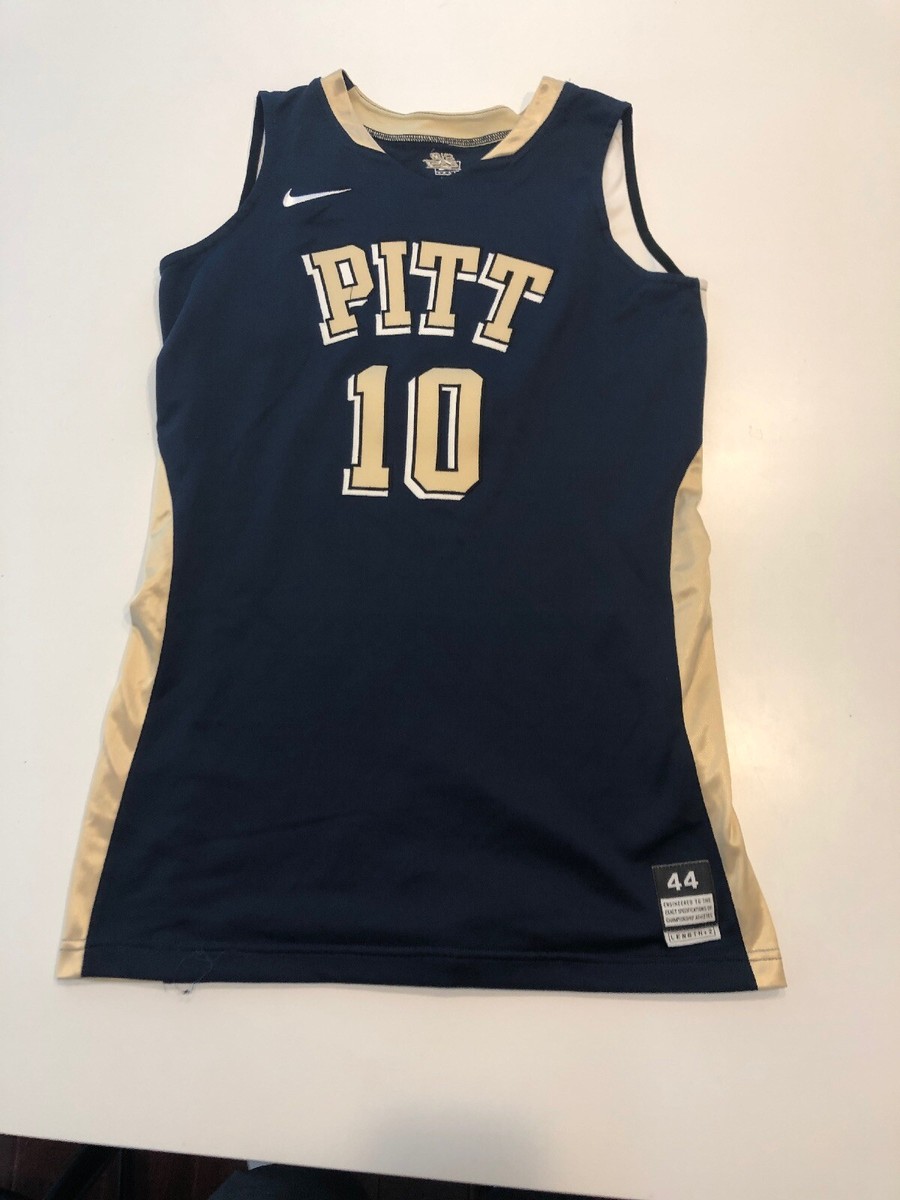 Game Worn Used Pittsburgh Panthers Pitt Basketball Jersey Women's