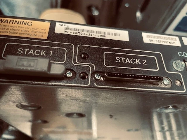 Cisco WS-C3750G-24T-E - 24 Port Gigabit Switch - Image 3 of 4