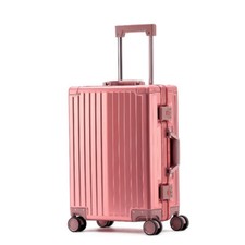 Koffer Reisekoffer Hartschale aus Aluminum Heuer "Stripe" Aluminium Luxus Koffer