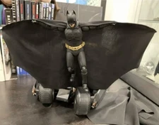 CAPE ONLY Wired Cape for MAFEX Batman Begins cloth cape 1:12 DC Collectibles