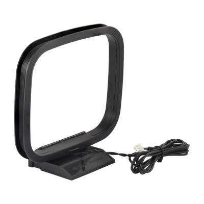 For SONY Indoor AM LOOP Antenna 2-Pin Mini Connector Radio Audio System