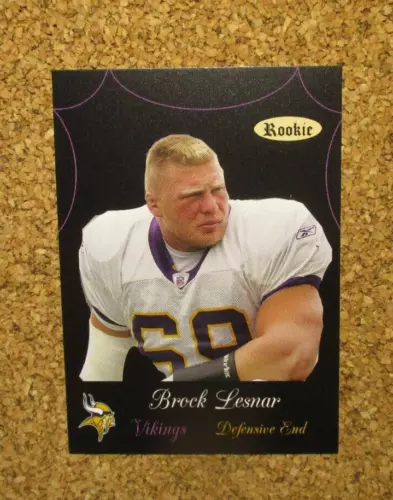 2004 Pro Prospect Football #69 Brock Lesnar (Minnesota Vikings) RC