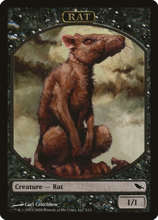 10 Token Cards - RAT - Shadowmoor (SHM) - Magic MTG FTG