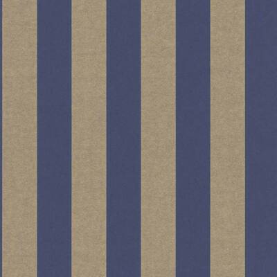 Rasch Textil Tapete Vlies Comtesse 225463 Streifen Dunkelblau Gold Glanz elegant