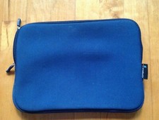 Travelocity iPad/ Tablet Case Sleeve Blue Neoprene Zipper 11"x9"