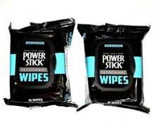 Lot Of 2 Power Stick Deodorant Wipes Cool Blue Water Hair  Body