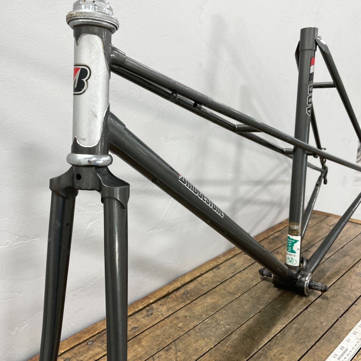 Vintage Bridgestone 400 Mixte Frame Set 51 cm 700c Step Vintage Bridgestone 400 Mixte Frame Set 51 cm 700c Step