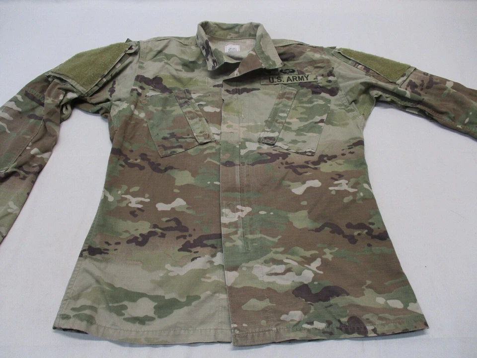 (4) US ARMY ISSUE COMBAT UNIFORM TOPS OCP SCORPION CAMO BDU SHIRT RIP-STOP COAT - Image 2 of 4