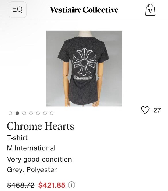 chrome hearts V Neck Shirt Perfect Condition | eBay