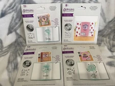 Lot of 4 Crafter's Companion Pop-Out Scene Stamp and Die Set New