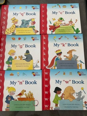 Lot of 6 My First Steps to Reading Series Books by Jane Belk Moncure