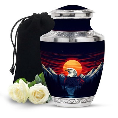 Eagle Decorative Urn for Ashes Adult Women (10 Inch)