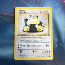 Pokemon 1st Edition Jungle Snorlax 27/64 Non-Holo NM on eBay