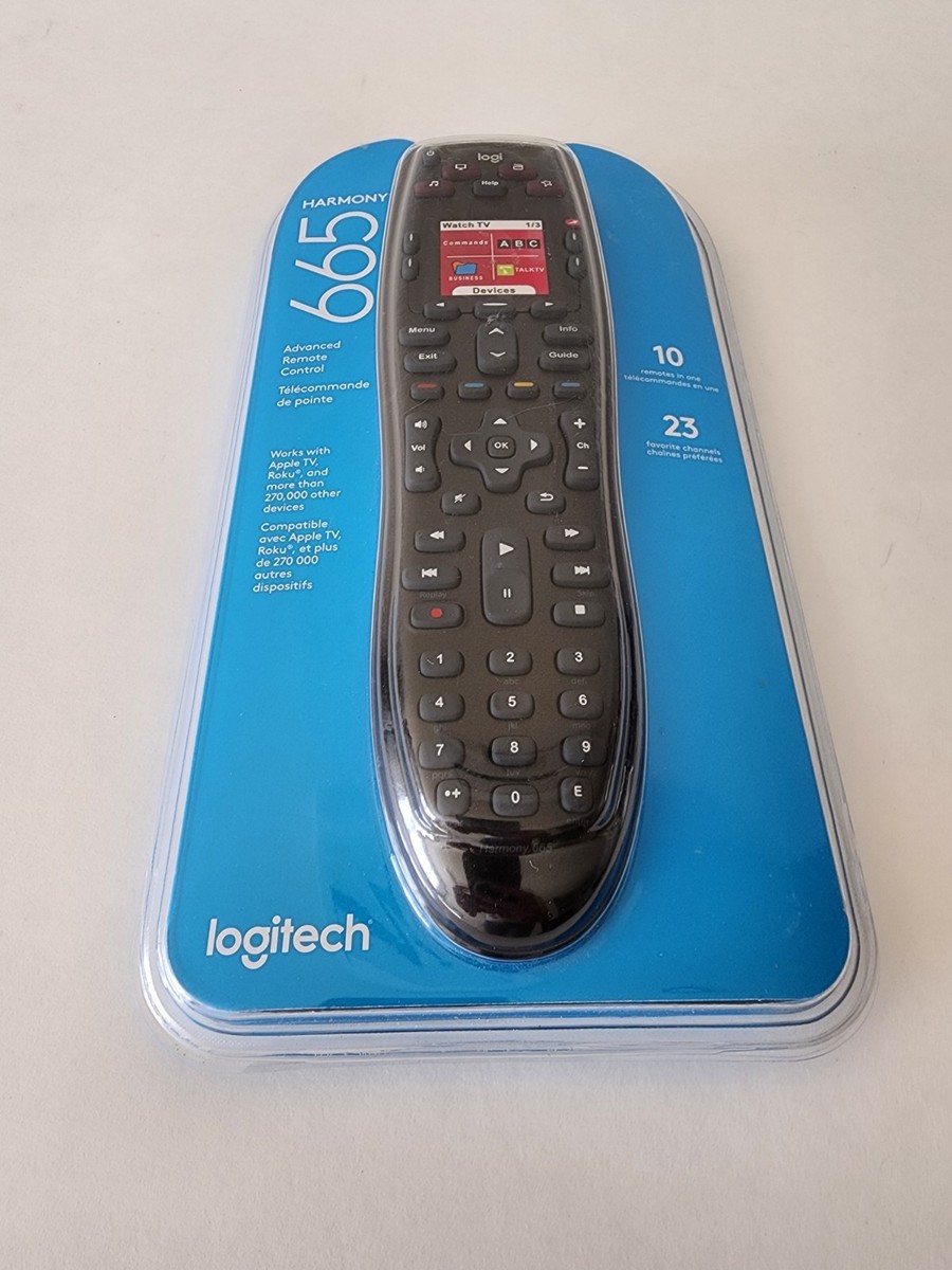 Logitech Harmony 665 Universal Remote Control - Black for Logitech Harmony 665 Universal Remote Control - Black for