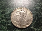 1942 Walking Liberty Half Dollar (hot pink/purple)