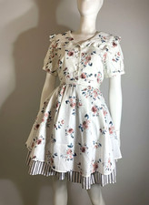axes femme Floral Rose Stripe Lolita Dress Size M lizlisa J fashion zirai