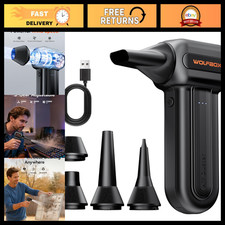 Cordless Electric Air Duster, 3-Speed Adjustable Compressed Air Blower, Portable