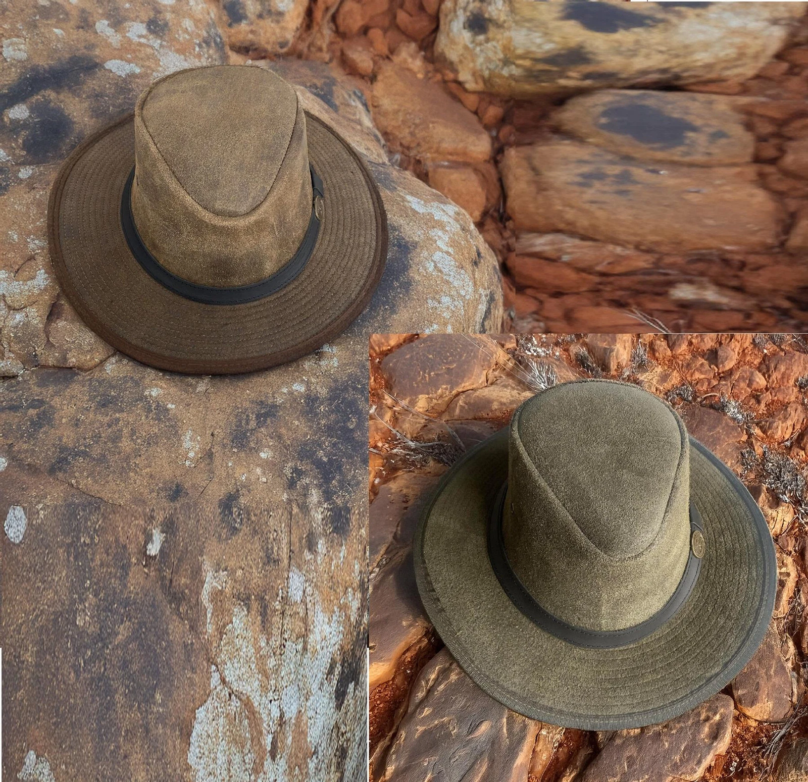 Hazy Blue Leather Fedora Style Formal Hat Brown Olive S to XL
Opens in a new window or tab