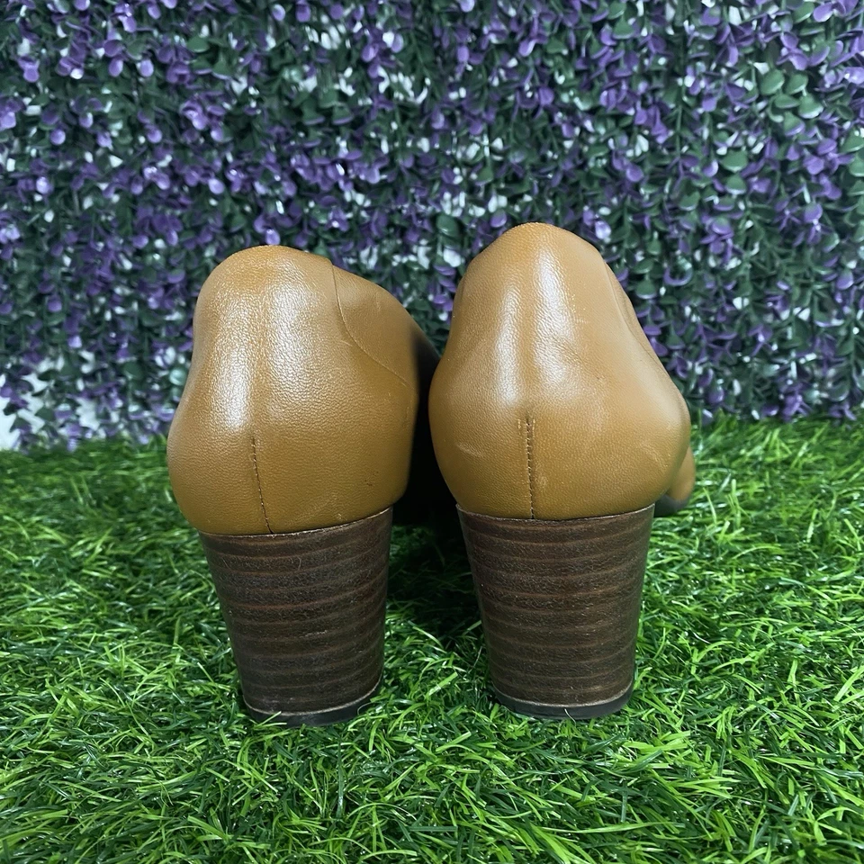 Vestido de salón Clarks Unstructured para mujer talla 9W Cosmo Step cuero marrón Foto 2 de 4