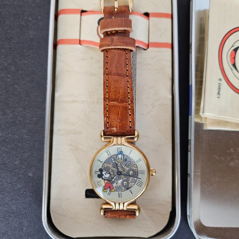 "Reloj exclusivo de Mickey Mouse Disney Store vintage ~ sin probar ~ 8,25"" ~ 26,2 g" Foto 2 de 4