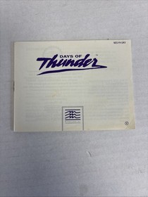 Days of Thunder - Nintendo Entertainment System Video Game NES Boxed