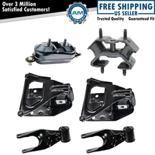 Complete Engine Transmission Torque Mount Kit Set of 6 for 97-04 Regal 3.8L