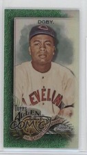 2022 Topps Allen & Ginter Chrome Mini Green Refractor 54/99 Larry Doby HOF 0yj6