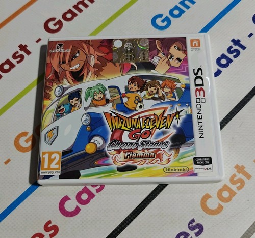 NINTENDO 3DS INAZUMA ELEVEN GO CHRONO STONES FIAMMA PAL ITALIANO COME NUOVO - Foto 1 di 3