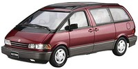 Aoshima The Model Car 115 Toyota TCR11W Previa Twin Moonroof '90 1/24 Bausatz