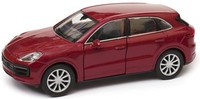 Welly Porsche Cayenne Turbo Maroon MaßStab 1:34 1:39 4,5 Zoll Diecast Auto...