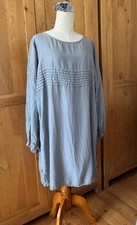 Privatsachen Grey Silk Tunic Size 2 Chest 48in Long Top/Short Dress
