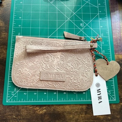 Myra Heritage Scroll Clutch Bag S-11824 - Taupe, Wristlet, Pouch