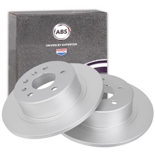 2x A.B.S. BREMSSCHEIBEN 286mm HINTEN passend für OPEL OMEGA