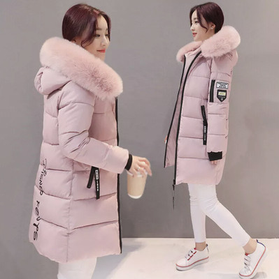 Winter Hooded Parka Damen Winter Jacke Stepp Mantel Steppjacke Langejacke Warm